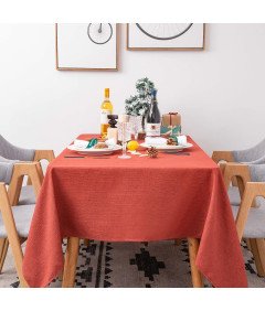 Eleganten namizni prt BAZIOE, eleganten za vse priložnosti, rdeč