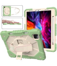 Etui do iPad Air 5/Air 4 10.9” z Podstawką i Paskiem na Ramię Zielone