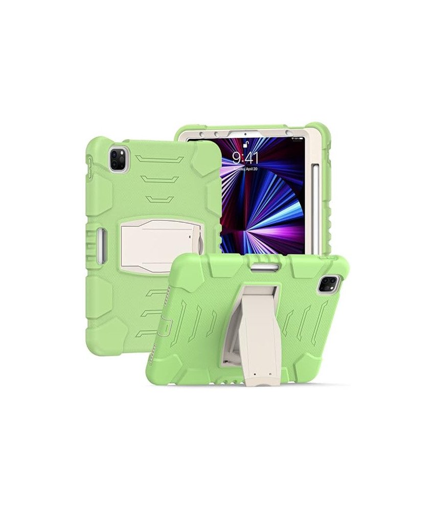 Ohišje za iPad 11 2018/20/21 Armoured s stojalom in pisalom Space Green