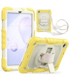Ohišje za Samsung Galaxy Tab A7 10,4" Stojalo in trak za ramo Rumeno