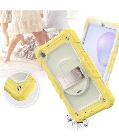 Ohišje za Samsung Galaxy Tab A7 10,4" Stojalo in trak za ramo Rumeno