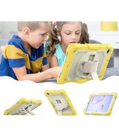 Ohišje za Samsung Galaxy Tab A7 10,4" Stojalo in trak za ramo Rumeno