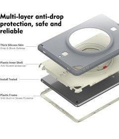 Ohišje za iPad Air3/Pro 10,5" Armoured z vrtljivim stojalom Grey