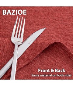 Eleganten namizni prt BAZIOE, eleganten za vse priložnosti, rdeč