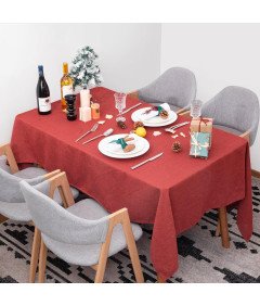 Eleganten namizni prt BAZIOE, eleganten za vse priložnosti, rdeč
