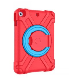 Etui do iPad 9/8/7 10.2” Pancerne z Obrotową Podstawką Czerwony