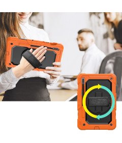Ohišje za Samsung Galaxy Tab S8/S7 11" z naramnico oranžno