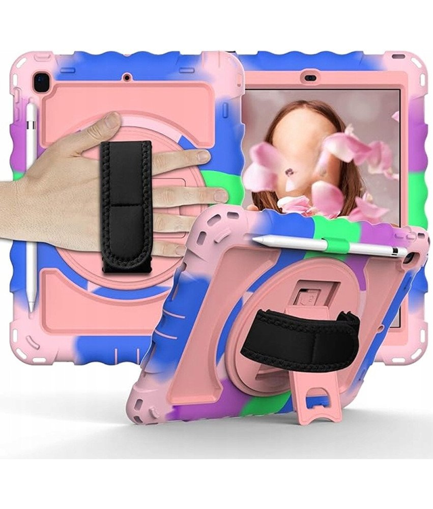Etui do iPad 6/5/Pro 9.7” z Podstawką i Paskiem na Ramię Kolorowe