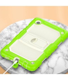 Ohišje za Samsung Galaxy Tab A8 s stojalom in naramnico Zeleno