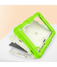 Ohišje za Samsung Galaxy Tab A8 s stojalom in naramnico Zeleno