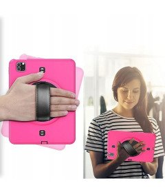 Etui do iPad Air 5/Air 4 10.9” z Podstawką i Paskiem na Ramię Różowe