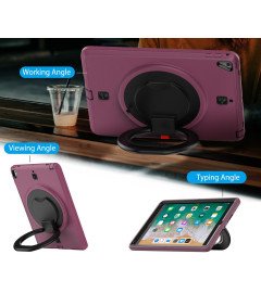 Ohišje za iPad 9,7" Armoured z vrtljivim stojalom Purple