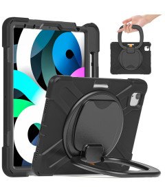 Ohišje za iPad Air 5/4 10,9" s stojalom in ramenskim pasom črno