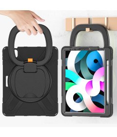 Ohišje za iPad Air 5/4 10,9" s stojalom in ramenskim pasom črno