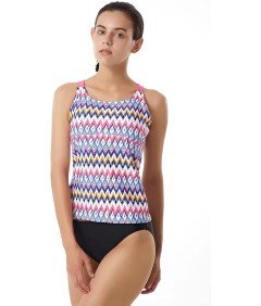 LULUWINGX Ženske kopalke Tankini, velikost 2XL, večbarvne