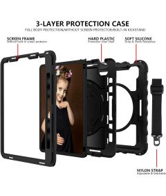 Etui do iPad Air 5/4 10.9”/Pro 11 z Podstawką Miejscem na Rysik Czarne