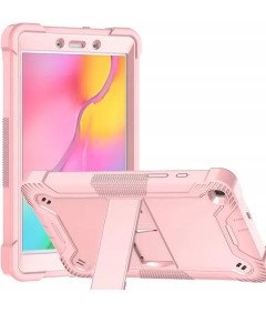 Ohišje za Samsung Galaxy Tab A 8.0 s stojalom in naramnico Roza