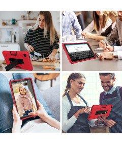 Ohišje za Samsung Galaxy Tab A 8,4" Oklepno s stojalom Red