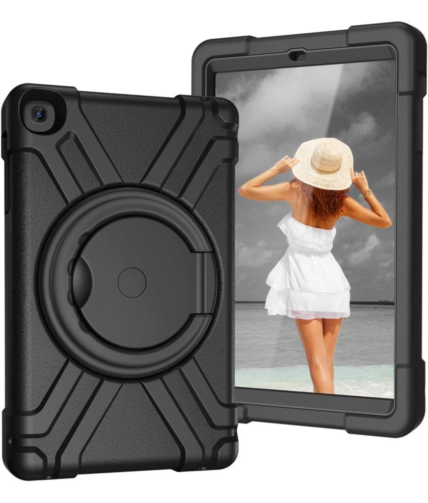 Etui do Samsung Galaxy Tab A 10.1"Pancerne z Obrotową Podstawką Czarne