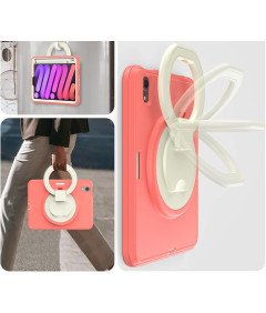 Etui do iPad Mini 6 8.3" z Podstawką i Paskiem na Ramię Różowe