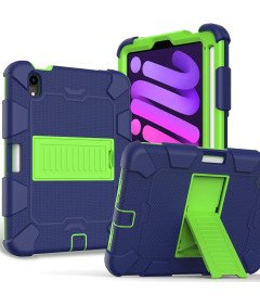 Ohišje za iPad Mini 6 8,3" s stojalom in držalom za pisalo mornariško modro