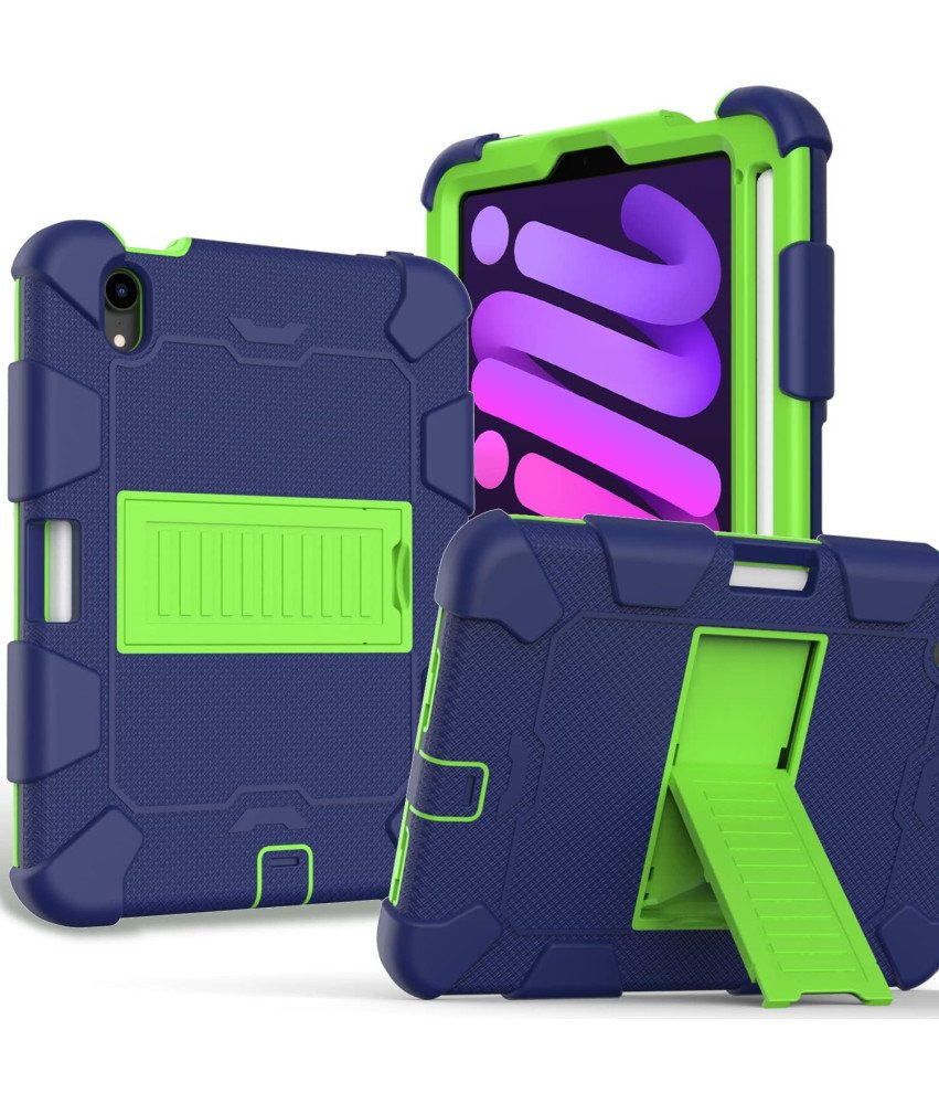 Etui do iPad Mini 6 8.3" z Podstawką i Miejscem na Rysik Granatowy