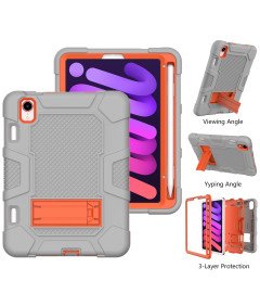 Etui do iPad Mini 6 8.3" z Podstawką i Miejscem na Rysik Szary