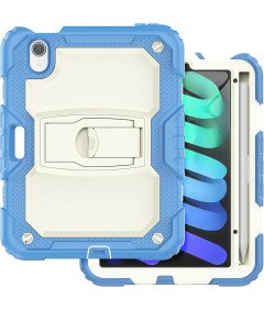 Ohišje za iPad Mini 6 8,3" s stojalom in naramnico Modro