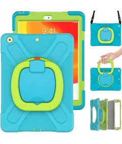 Etui do Samsung Galaxy Tab A 8.0 z Paskiem na Ramię Niebieskie