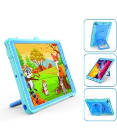 Ohišje za iPad Mini 6 8,3" s stojalom in naramnico Modro