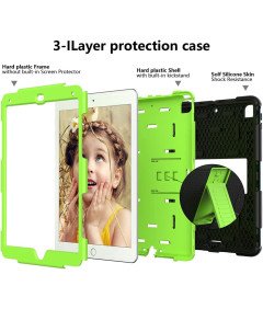 Ohišje za iPad 9,7" 2018 Armoured s stojalom Black