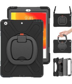 Etui do iPad Pro 12.9” z Podstawką i Paskiem na Ramię Czarny