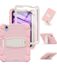 Etui do iPad Pro 12.9” Pancerne z Podstawką i Miejscem na Rysik Różowe