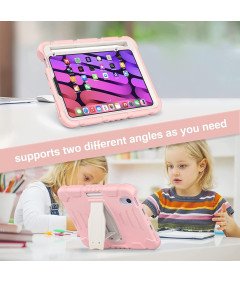 Etui do iPad Pro 12.9” Pancerne z Podstawką i Miejscem na Rysik Różowe