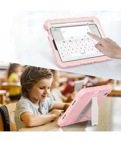 Etui do iPad Pro 12.9” Pancerne z Podstawką i Miejscem na Rysik Różowe