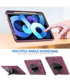 Etui do iPad Pro 12.9” z Podstawką i Paskiem na Ramię Fioletowy