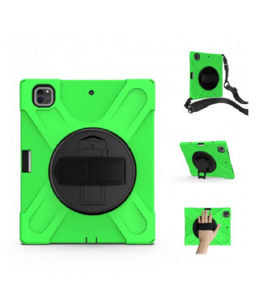 Etui do iPad Pro 12.9" z Podstawką i Paskiem na Ramię Zielone