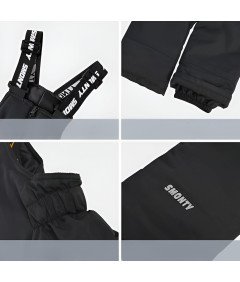 SMONTY Dziecięcy Dwuczęściowy Kombinezon Narciarski Zielony XS