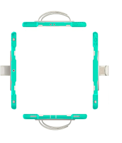 Ohišje za iPad Pro 12,9" z vrtljivim stojalom in pisalom Stylus Pen Space Green