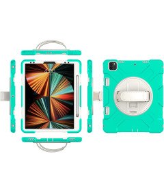 Ohišje za iPad Pro 12,9" z vrtljivim stojalom in pisalom Stylus Pen Space Green