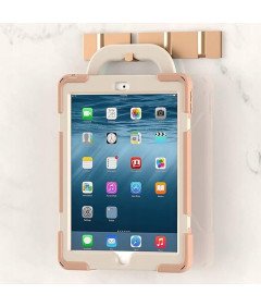Ohišje za iPad 9,7" 2018/2017 s stojalom in naramnico roza