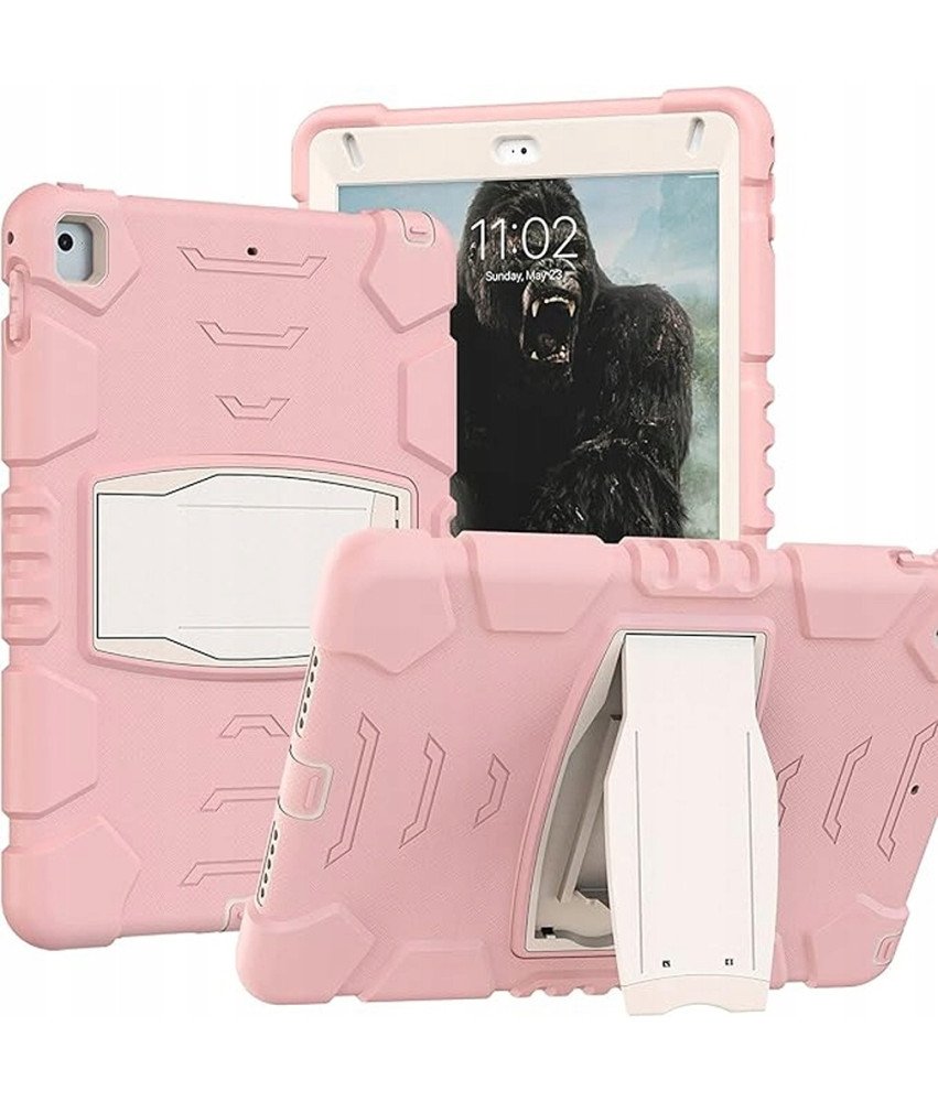 Etui do iPad 6 9.7" Pancerne z Podstawką Różowe