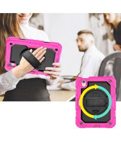 Ohišje za iPad Mini 6 8,3" s stojalom in naramnico Roza