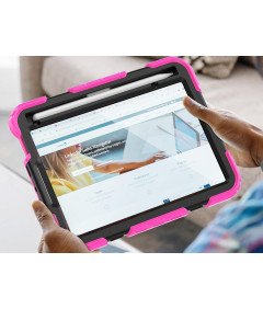 Ohišje za iPad Mini 6 8,3" s stojalom in naramnico Roza