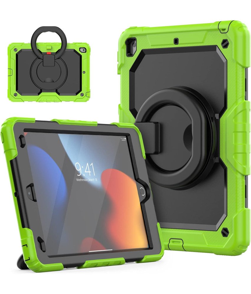 Ohišje za Samsung Galaxy Tab A7 Armoured z vrtljivim stojalom Green