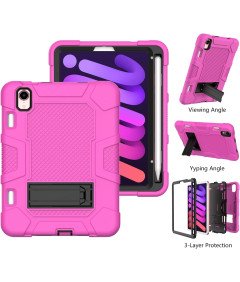 Etui do iPad Mini 6 8.3" z Podstawką i Miejscem na Rysik Różowe