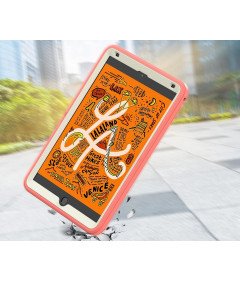 Ohišje za iPad Mini 4/5 7,9" s stojalom in naramnico roza