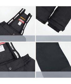 SMONTY Dziecięcy Dwuczęściowy Kombinezon Narciarski Brązowy S