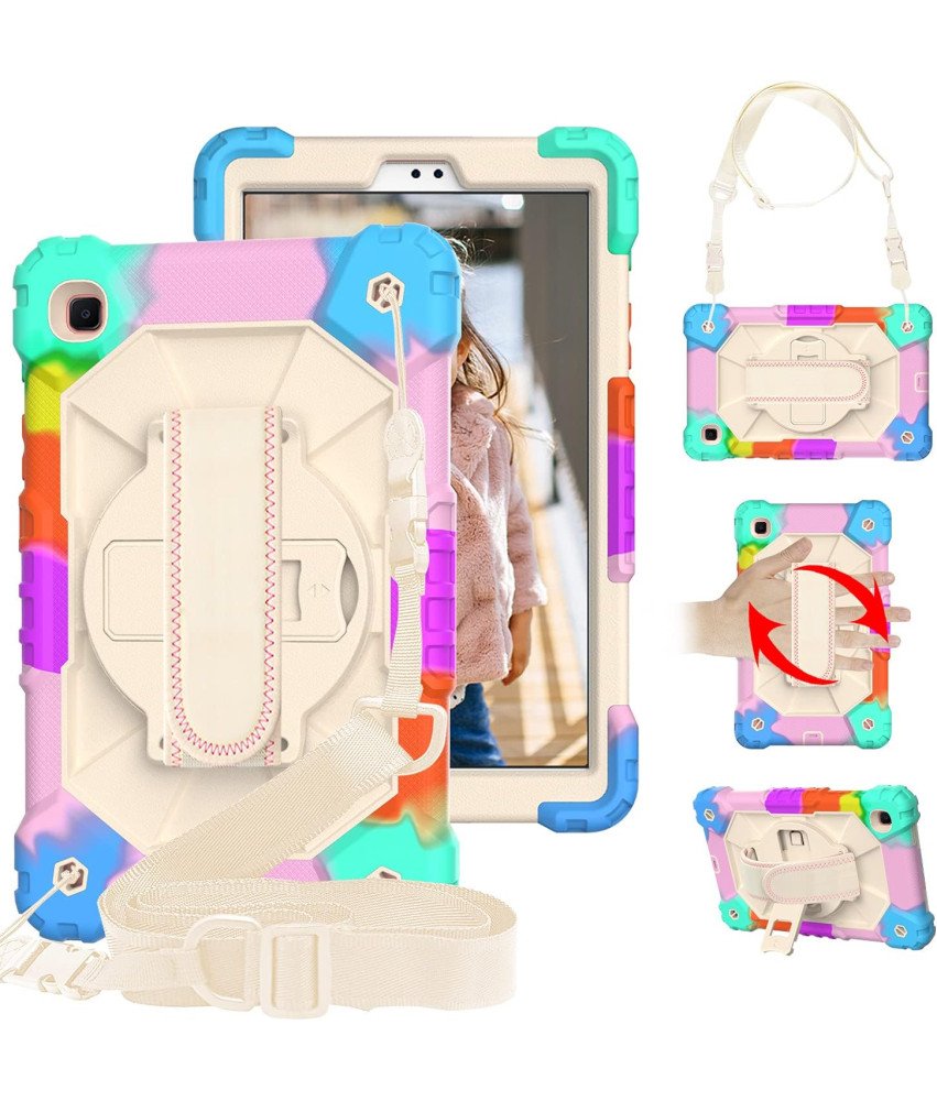Etui do Samsung Galaxy Tab A 8.0" z Paskiem na Ramię Kolorowe