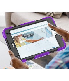 Ohišje za Samsung Galaxy Tab A8 10,5" z naramnico vijolične barve